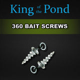 360 bait screws, chod rig, ronnie rig, king of the pond, korda
