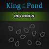 rig rings, round rig rings, teardrop rings, carp rigs, king of the pond, carp fishing