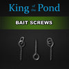 bait screws, carp rigs, carp fishing, bait attachment, korda