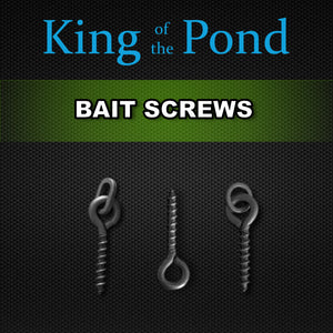 bait screws, carp rigs, carp fishing, bait attachment, korda