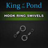 hook ring swivels, carp fishing, carp rigs, carp hooks, hook beads, korda
