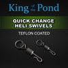 quick change swivels, Ring Swivels, Carp fishing, chod rig, king of the pond