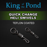 quick change swivels, Ring Swivels, Carp fishing, chod rig, king of the pond
