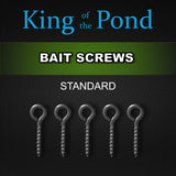 bait screws, rig stops, king of the pond, carp rigs, carp fishing, korda