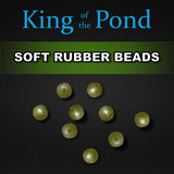 rubber shock beads, carp rigs, carp fishing, king of the pond