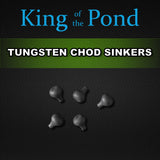 Tungsten chod sinkers, tungsten Beads, Carp Fishing, carp rigs, ronnie rig, king of the pond, korda, sinkers, esp