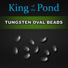 tungsten oval beads, Tungsten Beads, Carp Fishing, carp rigs, ronnie rig, king of the pond, korda, dark matter, tungsten, tungsten sinkers, carp rigs