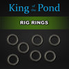 rig rings, round rig rings, teardrop rings, carp rigs, king of the pond, carp fishing