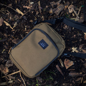 olive tackle bag, carp fishing, essentials bag