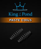 paste coils, bait coil, bait spring, barbel fishing, esp tackle, king of the pond