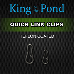 quick change clips, carp rigs, carp fishing, king of the pond, korda tackle, kotp, kwik clips