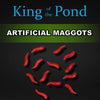 fake maggots, artificial maggots, rubber maggots, carp fishing, carp tackle, carp rigs, korda, fox, esp, king of the pond