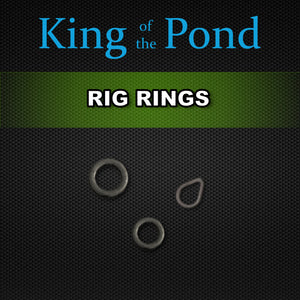 rig rings, round rig rings, teardrop rings, carp rigs, king of the pond, carp fishing